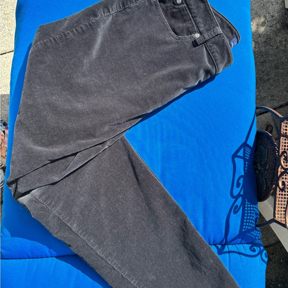 Talbots Straight Leg Jeans in Charcoal Gray